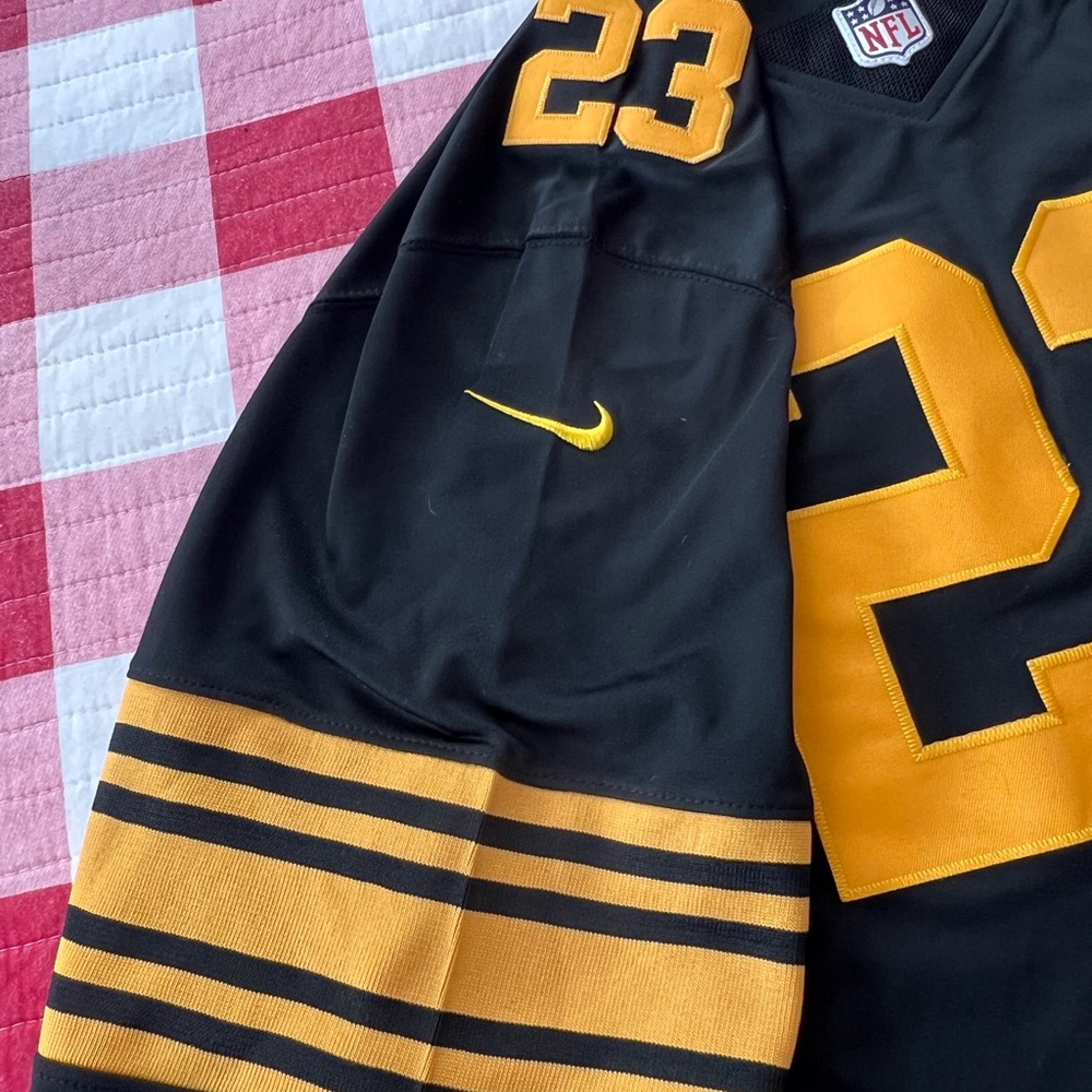Nike Pittsburgh Steelers Haden NFL Jersey Black and Gold adult size XXL - Picture 6 of 10